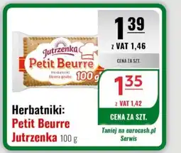 Eurocash Herbatniki: Petit Beurre Jutrzenka oferta