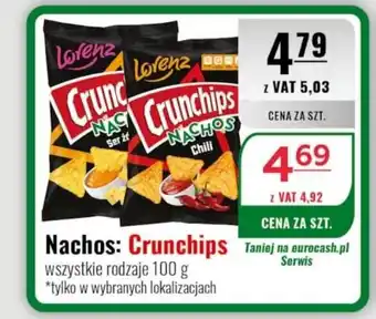 Eurocash Nachos: Crunchips oferta