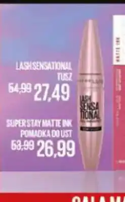 Drogeria Kosmyk Maybelline Lash Sensational tusz oferta