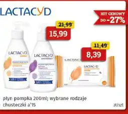 Drogeria Kosmyk Lactacyd chusteczki oferta