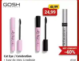 Drogeria Kosmyk Gosh Cat Eye / Celebration tusz do rzęs oferta