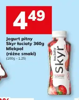 Hitpol Jogurt pitny Skyr łaciaty Mlekpol oferta