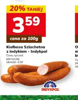 Hitpol Kiełbasa Szlachetna z indykiem Indykpol oferta