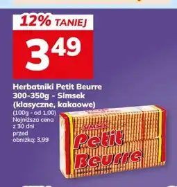Hitpol Herbatniki Petit Beurre Simsek kakaowe oferta