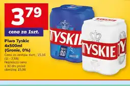 Hitpol Piwo bezalkoholowe Tyskie 0% 4-pak oferta