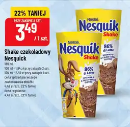 Polomarket Shake czekoladowy Nesquick oferta