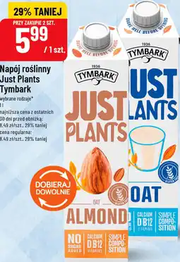 Polomarket Napój roślinny Just Plants Tymbark oferta