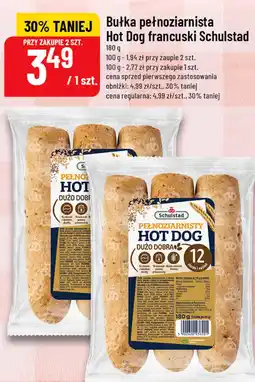 Polomarket Bułka pełnoziarnista Hot Dog francuski Schulstad oferta