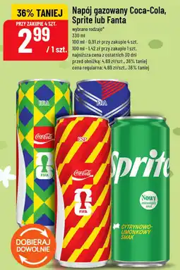 Polomarket Napój gazowany Coca-Cola, Sprite lub Fanta oferta