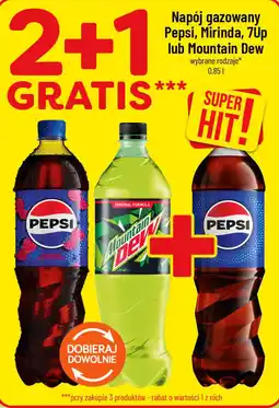 Polomarket Napój gazowany Pepsi, Mirinda, 7Up lub Mountain Dew wybrane rodzaje oferta