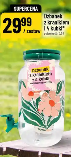 Polomarket Dzbanek z kranikiem i 4 kubki oferta