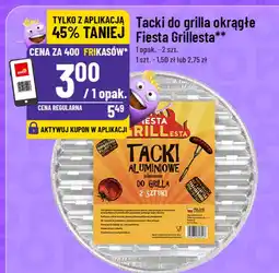 Polomarket Tacki do grilla okrągłe Fiesta Grillesta oferta