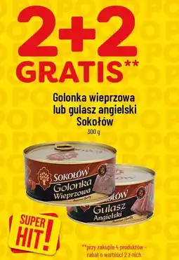 Polomarket Golonka wieprzowa lub gulasz angielski Sokołów oferta