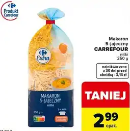 Globi Makaron 5-jajeczny CARREFOUR nitki oferta