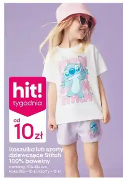 Pepco Szorty dziewczęce Disney Stitch 100% bawełny oferta
