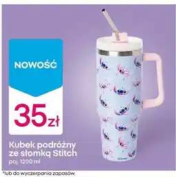 Pepco Kubek podróżny ze słomką Stitch oferta