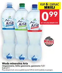 Lewiatan Woda mineralna Aria niegazowana oferta