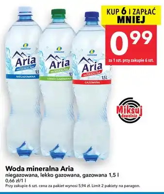 Woda mineralna Aria niegazowana