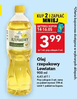 Lewiatan Olej rzepakowy Lewiatan oferta