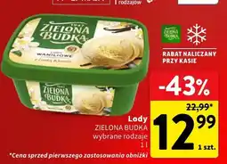 Intermarche Lody Zielona Budka wybrane rodzaje oferta