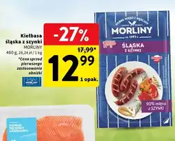 Intermarche Kiełbasa śląska z szynki Morliny oferta