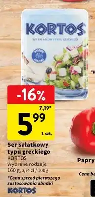 Intermarche Ser sałatkowy typu greckiego Kortos wybrane rodzaje oferta