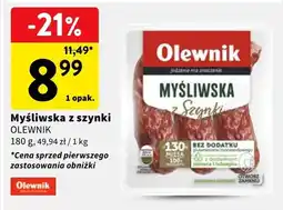 Intermarche Myśliwska z szynki Olewnik oferta