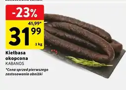 Intermarche Kiełbasa okopcona Kabanos oferta