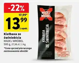 Intermarche Kiełbasa ze świniobicia Madej Wróbel oferta