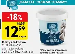 Intermarche Filety śledziowe a la matjas solone Z Jezior i Mórz oferta
