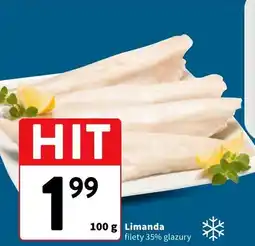 Intermarche Limanda filety 35% glazury oferta