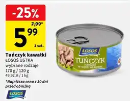 Intermarche Tuńczyk kawałki w sosie własnym Łosoś Ustka oferta
