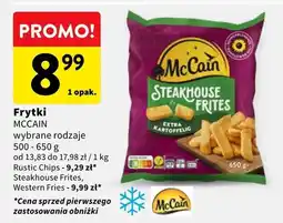 Intermarche Frytki Steakhouse Frites McCain oferta