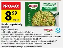 Intermarche Danie na patelnię Tagliatelle ze szpinakiem w sosie śmietankowym Hortex oferta