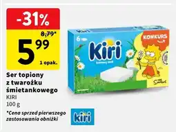 Intermarche Ser topiony z twarożku śmietankowego Kiri oferta