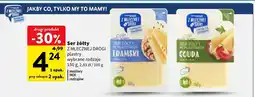 Intermarche Ser żółty w plastrach Gouda Z Mlecznej Drogi wybrane rodzaje oferta