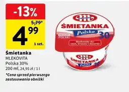 Intermarche Śmietanka Polska 30% Mlekovita oferta