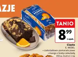 Intermarche Ciasto E.Wedel mango z białą czekoladą oferta