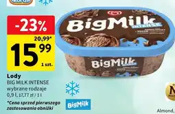Intermarche Lody Big Milk Intense oferta