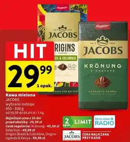 Intermarche Kawa mielona Jacobs oferta