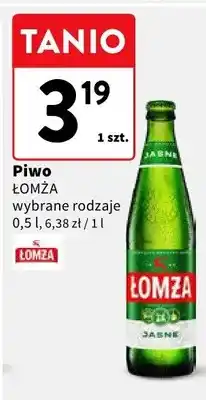 Intermarche Piwo Łomża jasne wybrane rodzaje oferta