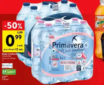 Intermarche Woda źródlana Primavera wybrane rodzaje oferta
