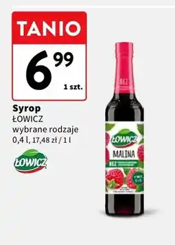 Intermarche Syrop Łowicz wybrane rodzaje oferta