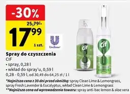 Intermarche Wkład do spray'u Cif Clean Lime & Lemongrass oferta