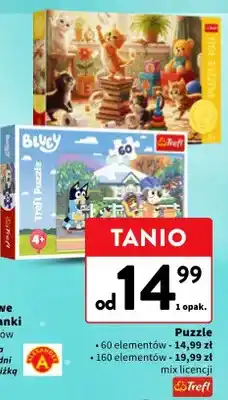 Intermarche Puzzle Trefl 160 elementów mix licencji oferta