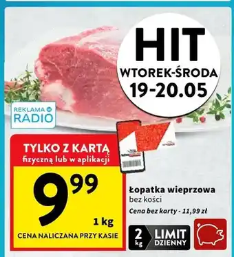 Intermarche Łopatka wieprzowa bez kości oferta