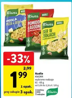 Intermarche Nudle Knorr Ser w Ziołach oferta