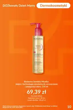 DOZ.PL Olejek z technologią micelarną do oczyszczania i pielęgnacji skóry Bioderma Sensibio Micellar oferta