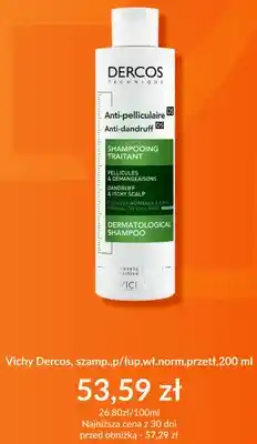 DOZ.PL Szampon przeciwłupieżowy do włosów normalnych i przetłuszczających się Vichy Dercos oferta