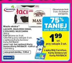 Carrefour Masło ekstra oferta